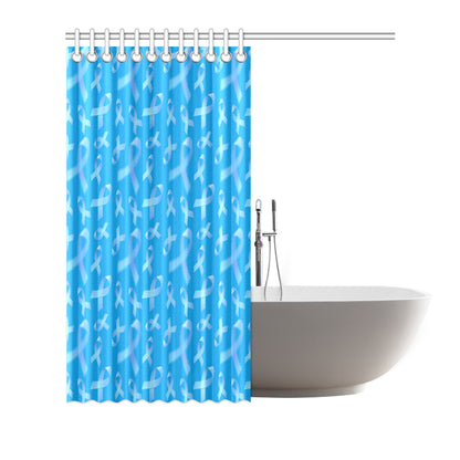 Prostate cancer Pattern Print Design A01 Shower Curtain