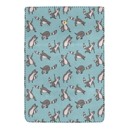 Raccoon Pattern Print Design A07 Women's Trifold Wallet