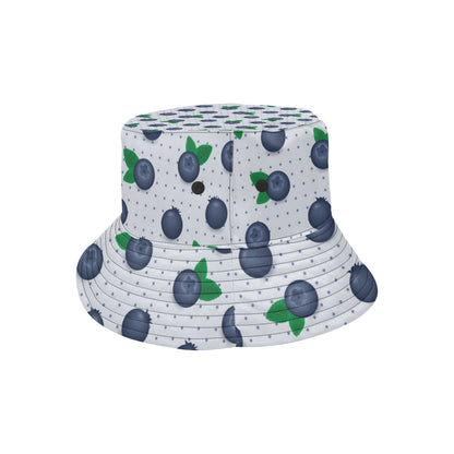 Blueberry Pattern Print Design BB02 Unisex Bucket Hat