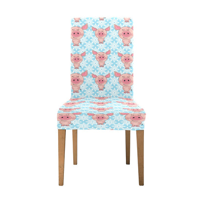 Pig Print Design LKS402 Dining Chair Slipcover