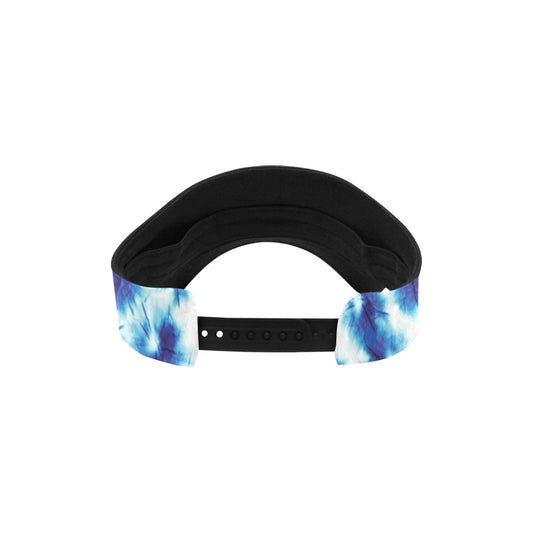 Tie Dye Blue Print Design LKS305 Unisex Sun Visor
