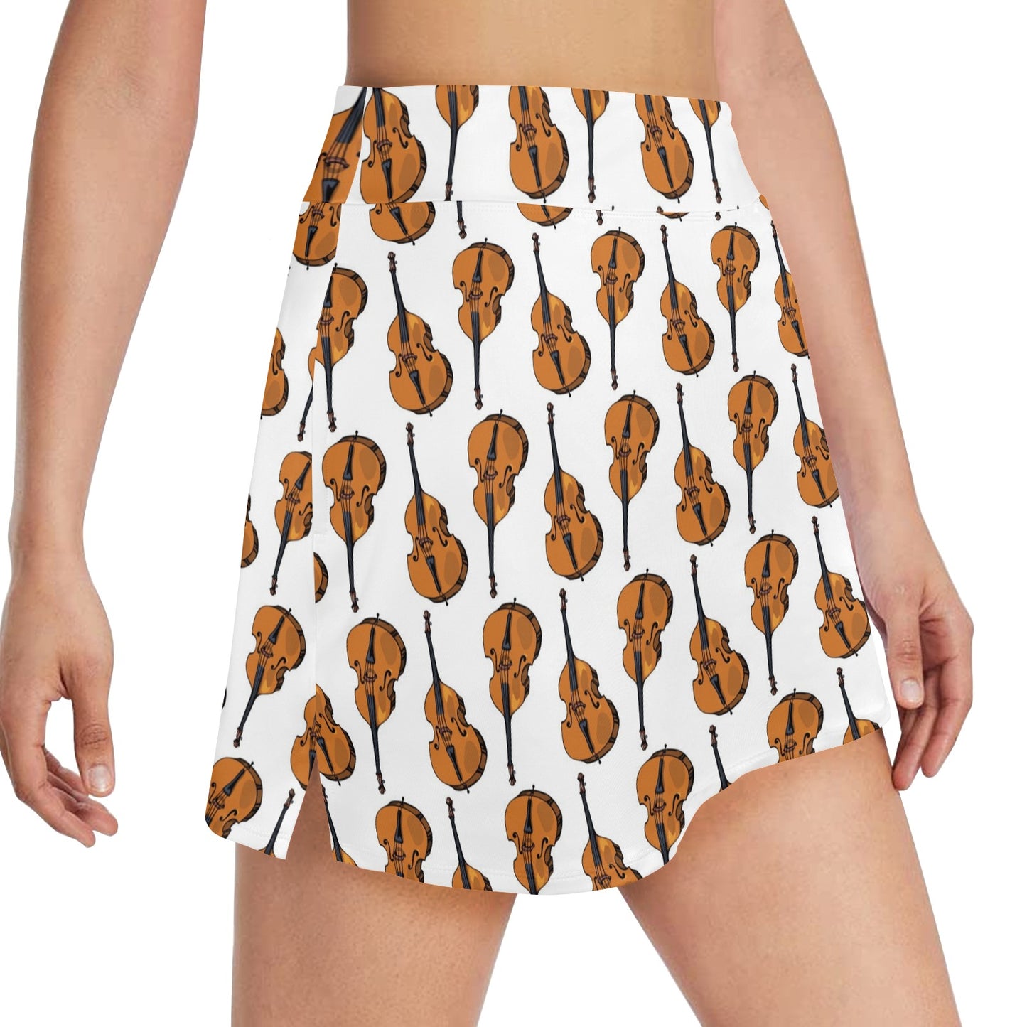 Cello Print Design LKS403 17" Golf & Pickleball Skort with Pockets