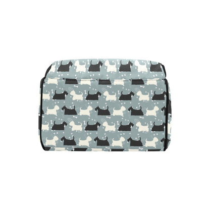 Scottish Terriers Print Design LKS301 Diaper Bag Backpack