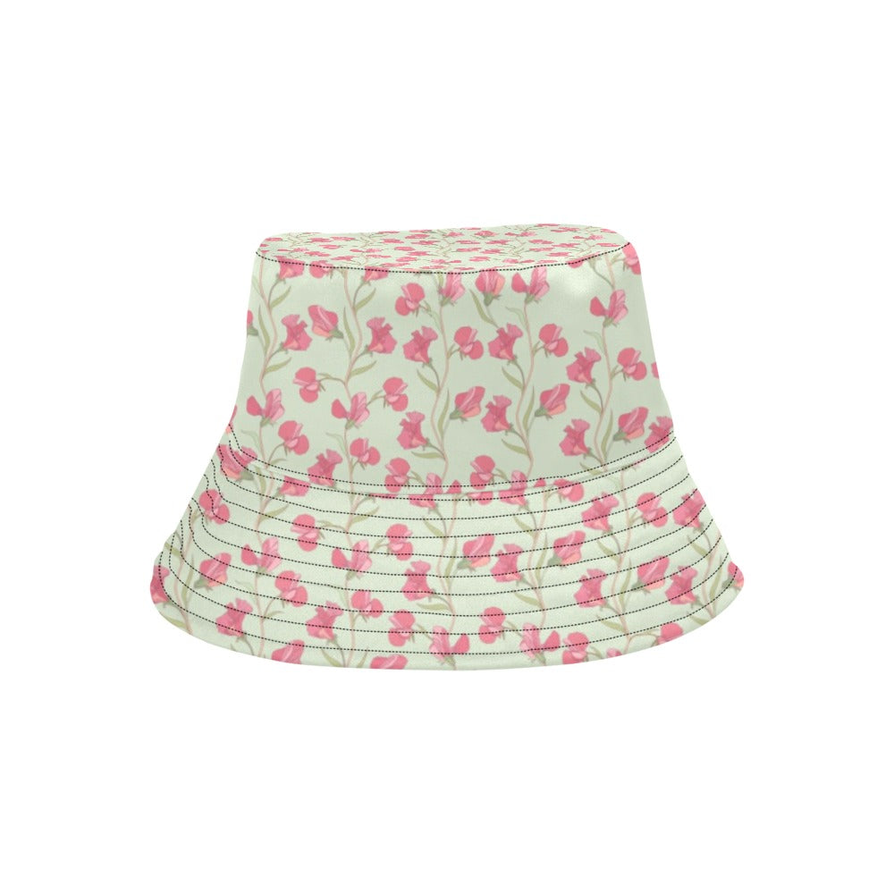 Sweet Pea Print Design LKS301 Unisex Bucket Hat