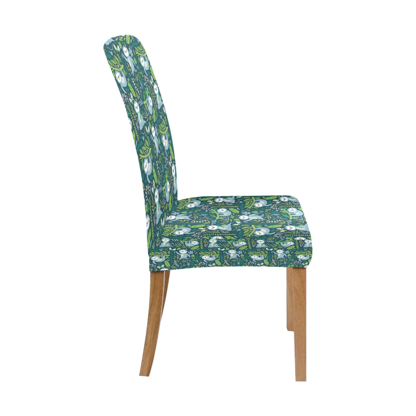 Sloth Print Design LKS304 Dining Chair Slipcover