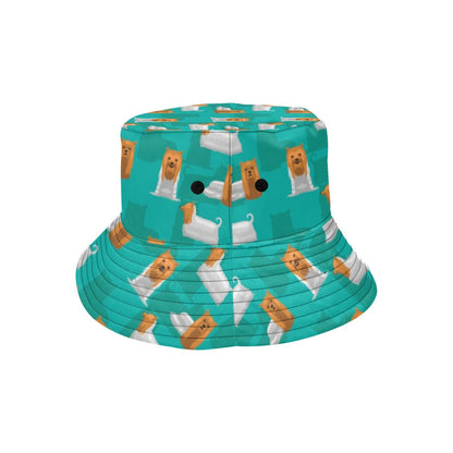 Silky Terriers Print Design LKS301 Unisex Bucket Hat