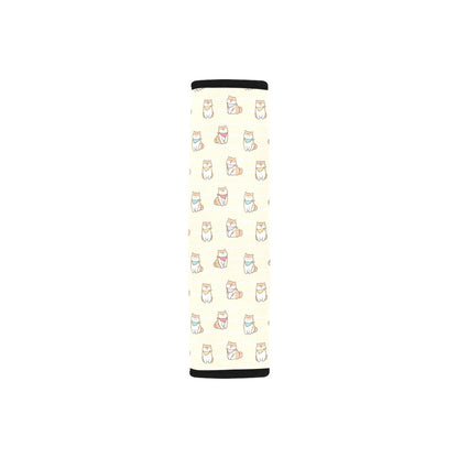 Shiba Inu Print Design LKS306 Car Seat Belt Cover