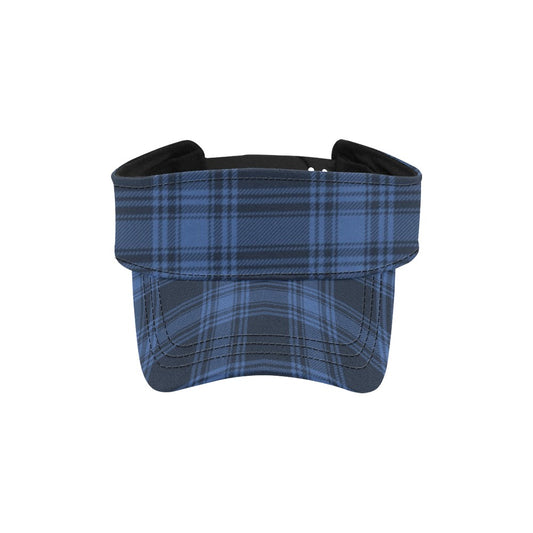 Tartan Blue Print Design LKS304 Unisex Sun Visor