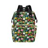 Hibiscus With Butterfly Print Design LKS305 Diaper Bag Backpack