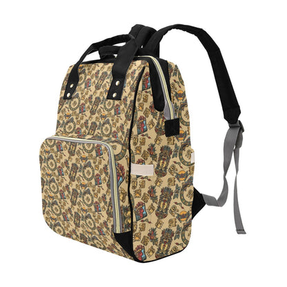 Totem Print Design LKS305 Diaper Bag Backpack