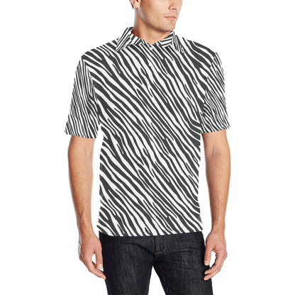 Zebra Classic Print Design LKS302 Men Polo Shirt