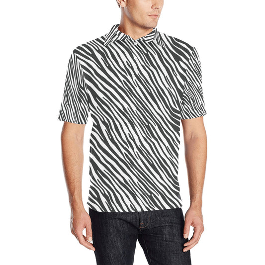 Zebra Classic Print Design LKS302 Men Polo Shirt