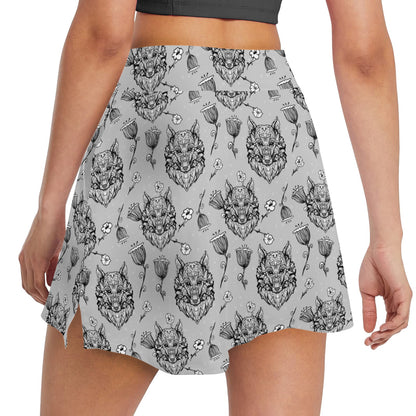 Tribal Pattern Print Design LKS306 17" Golf & Pickleball Skort with Pockets