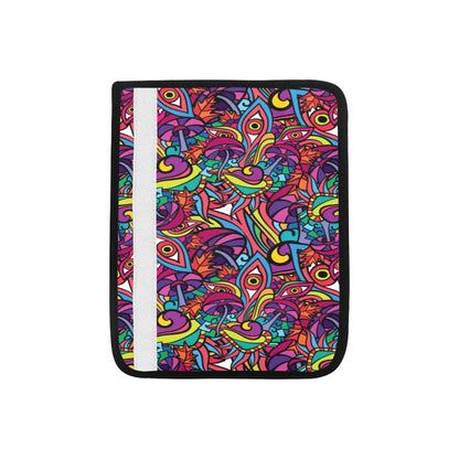 Trippy Print Design LKS302 Car Seat Belt Cover