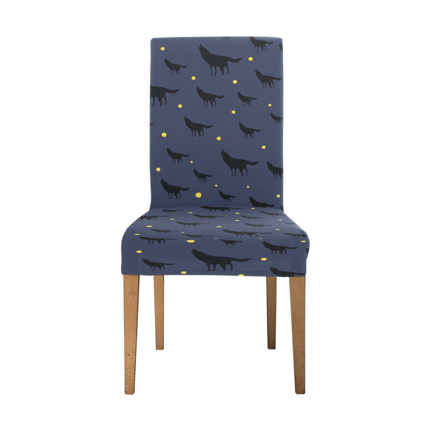 Wolf Print Design LKS301 Dining Chair Slipcover