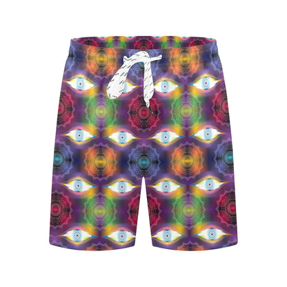 Chakra Eye Print Pattern Men's Swim Trunks Beach Shorts