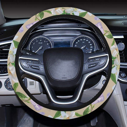 Sampaguita Print Design LKS302 Steering Wheel Cover with Elastic Edge