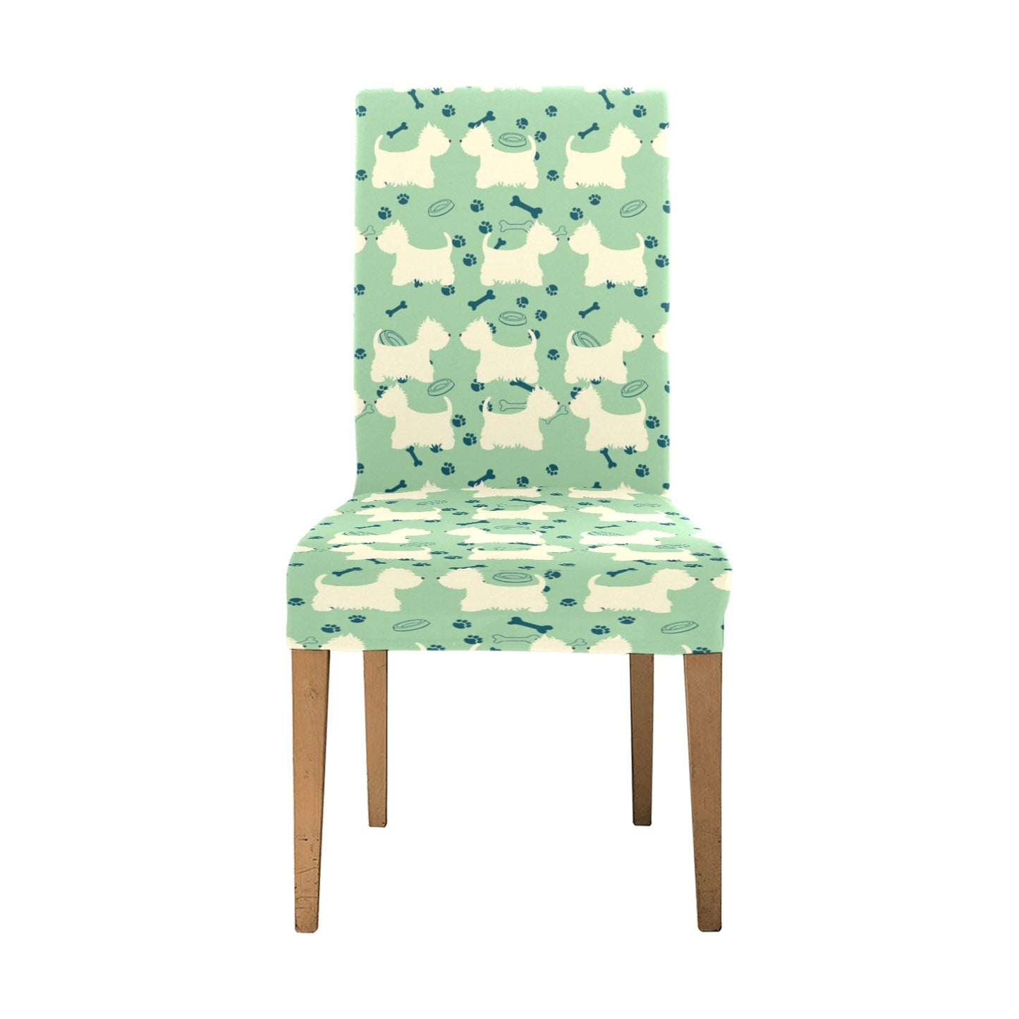 Scottish Terriers Print Design LKS302 Dining Chair Slipcover