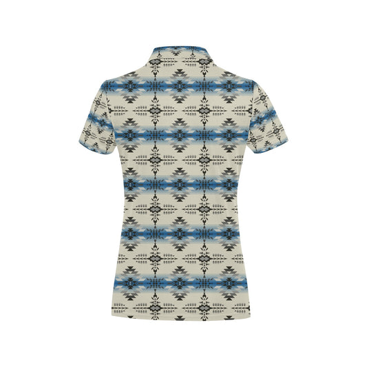 Southwest Pattern Print Design LKS304 Women's Polo Shirt
