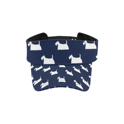 Scottish Terriers Print Design LKS303 Unisex Sun Visor