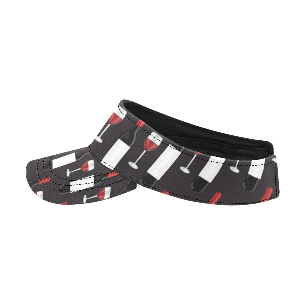 Wine Print Design LKS309 Unisex Sun Visor