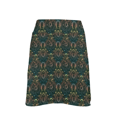 Sun Moon Print Design LKS307 17" Golf & Pickleball Skort with Pockets
