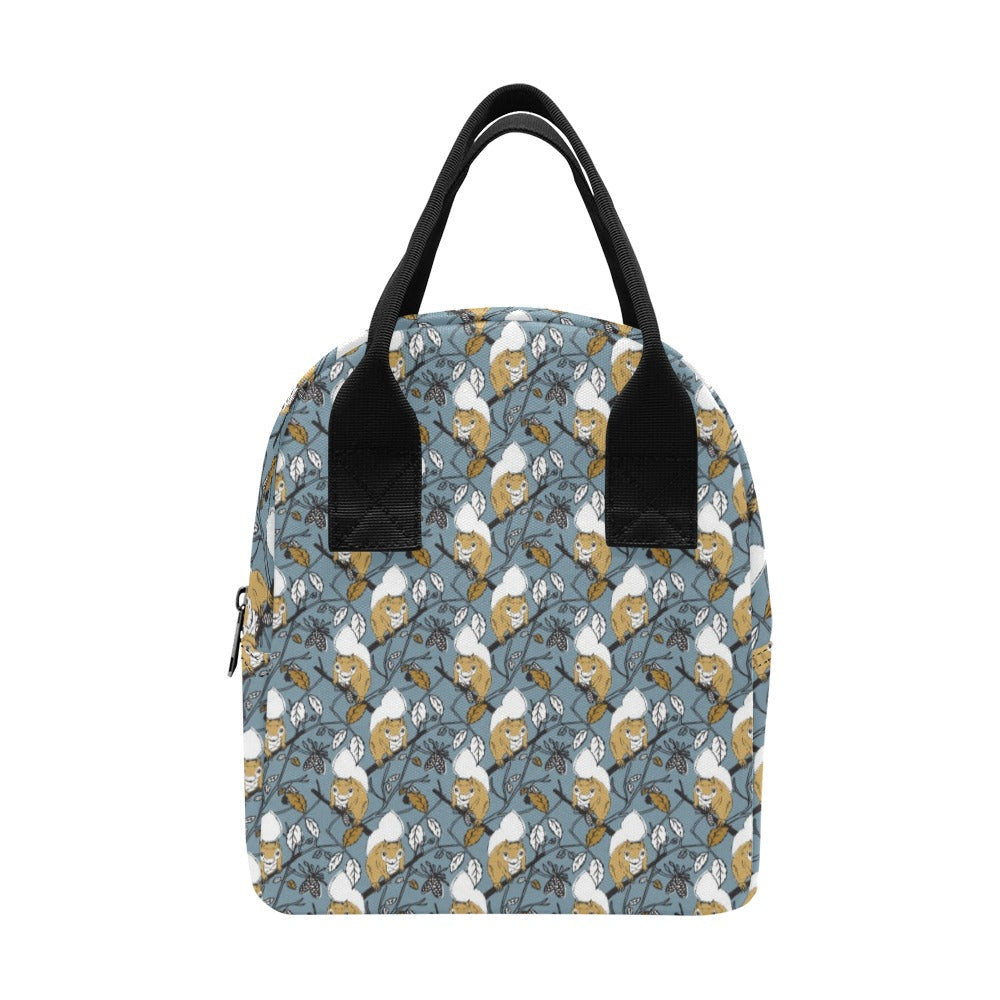 Squirrel Print Design LKS305 Insulated Lunch Bag