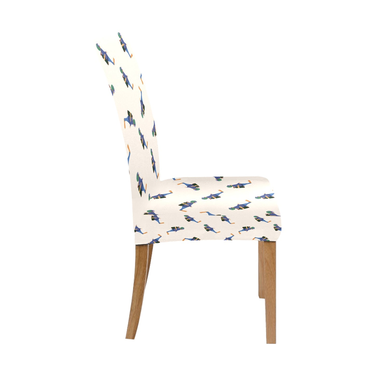 Scuba Driver Print Design LKS301 Dining Chair Slipcover