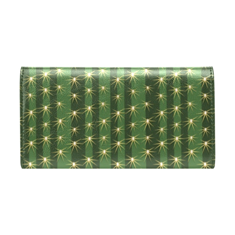 Cactus Skin Print Pattern Women's Trifold Wallet