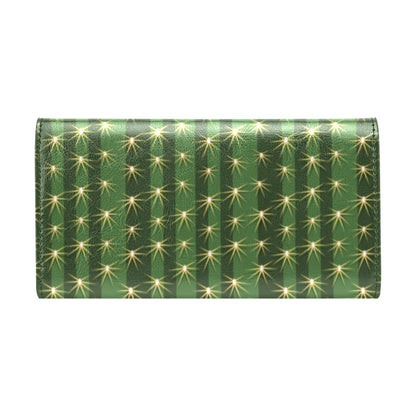 Cactus Skin Print Pattern Women's Trifold Wallet