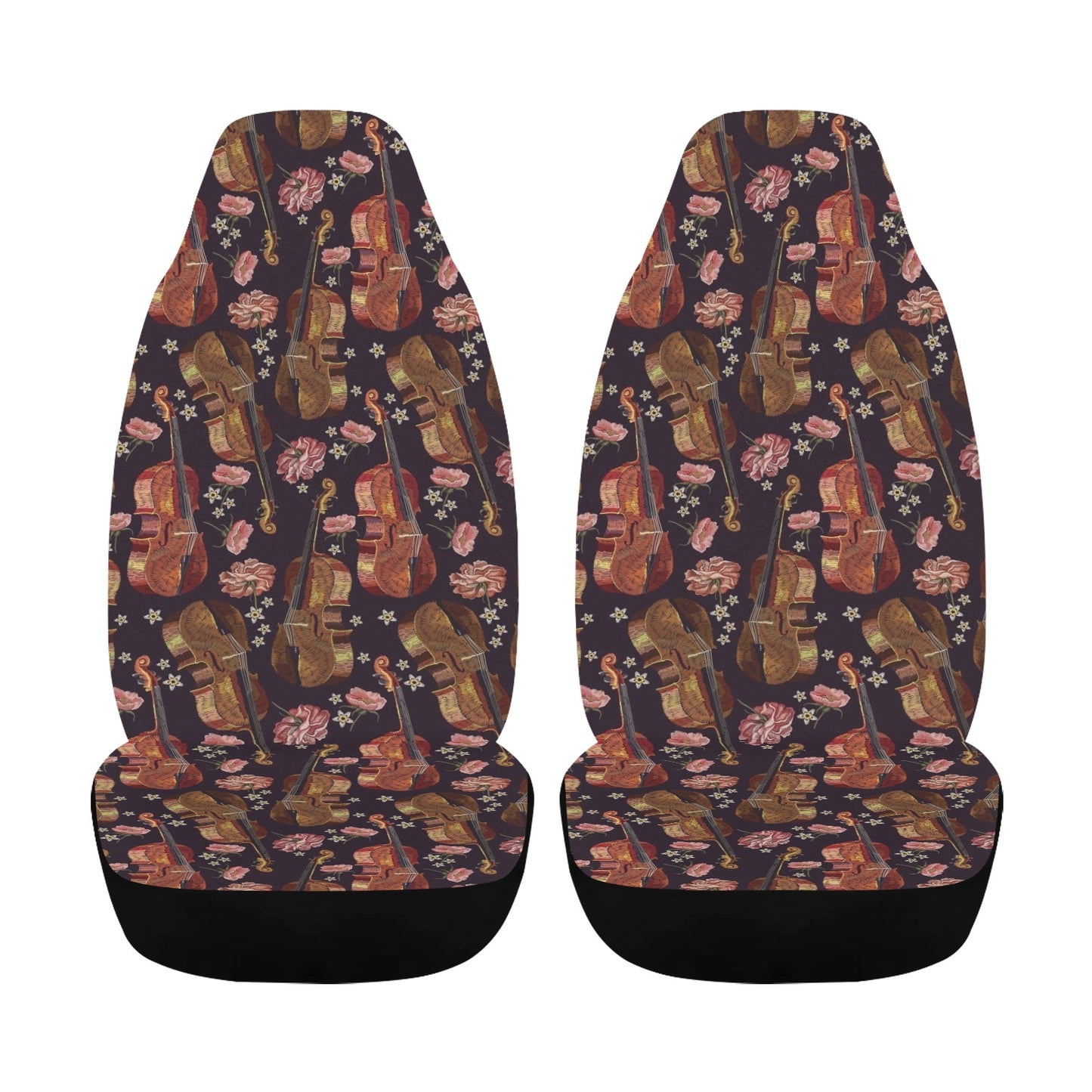 Violin Print Design LKS402 Car Seat Covers