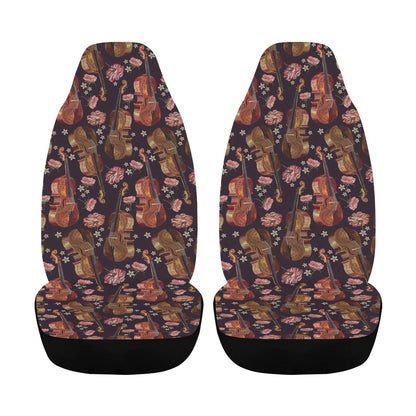 Violin Print Design LKS402 Car Seat Covers