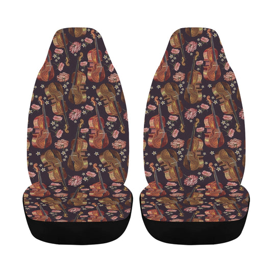 Violin Print Design LKS402 Car Seat Covers