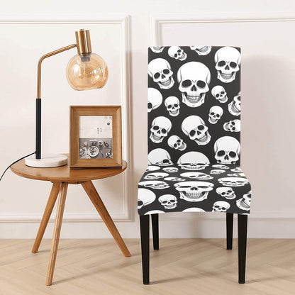 Skull Print Design LKS301 Dining Chair Slipcover