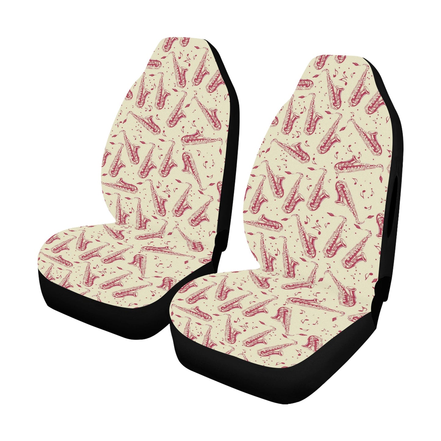 Saxophone Print Design LKS402 Car Seat Covers