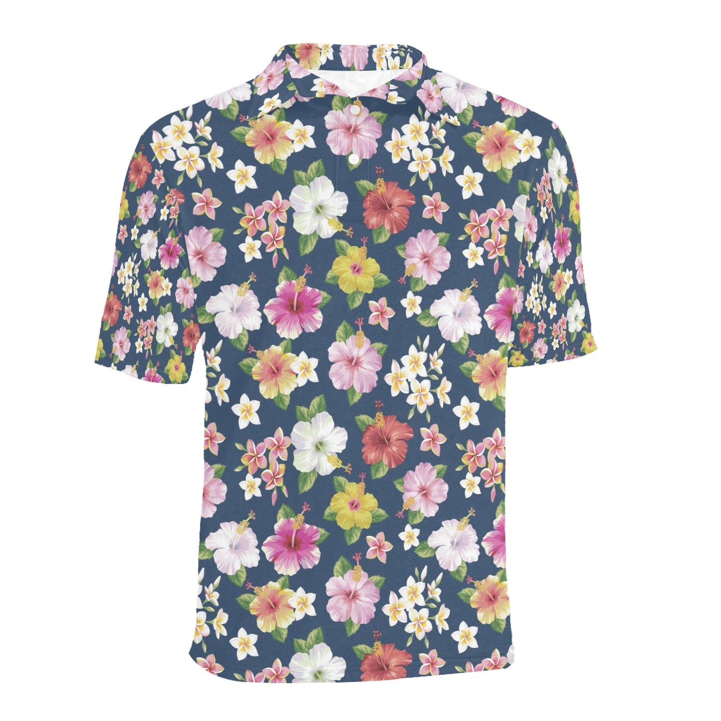 Hibiscus Sweet Print Design LKS304 Men Polo Shirt