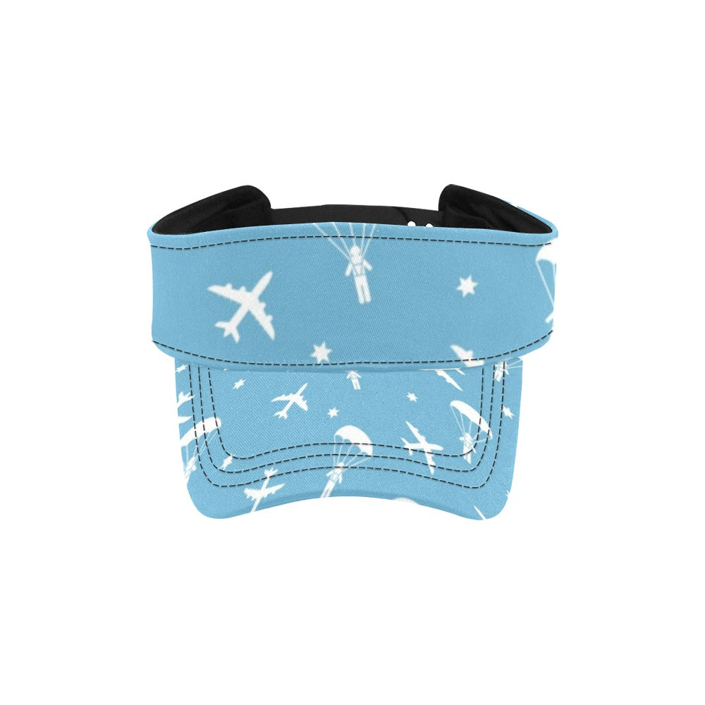 Skydiver Print Design LKS303 Unisex Sun Visor