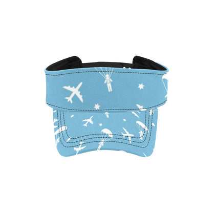 Skydiver Print Design LKS303 Unisex Sun Visor