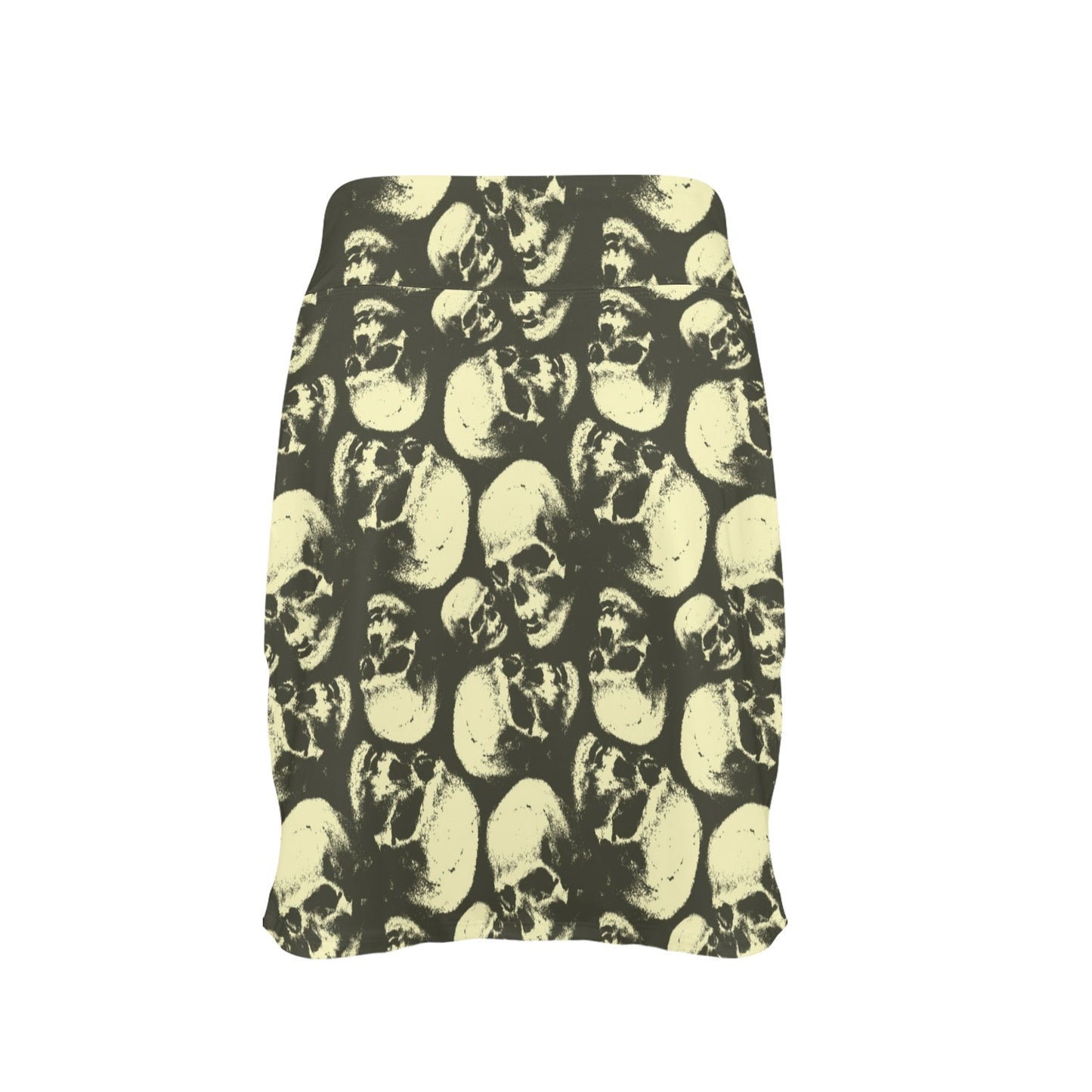 Skull Print Design LKS302 17" Golf & Pickleball Skort with Pockets