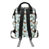 Moose Print Design LKS402 Diaper Bag Backpack