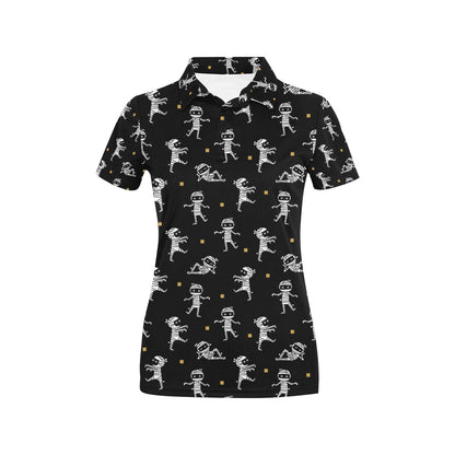 Mummy Cute Print Design LKS301 Women's Polo Shirt