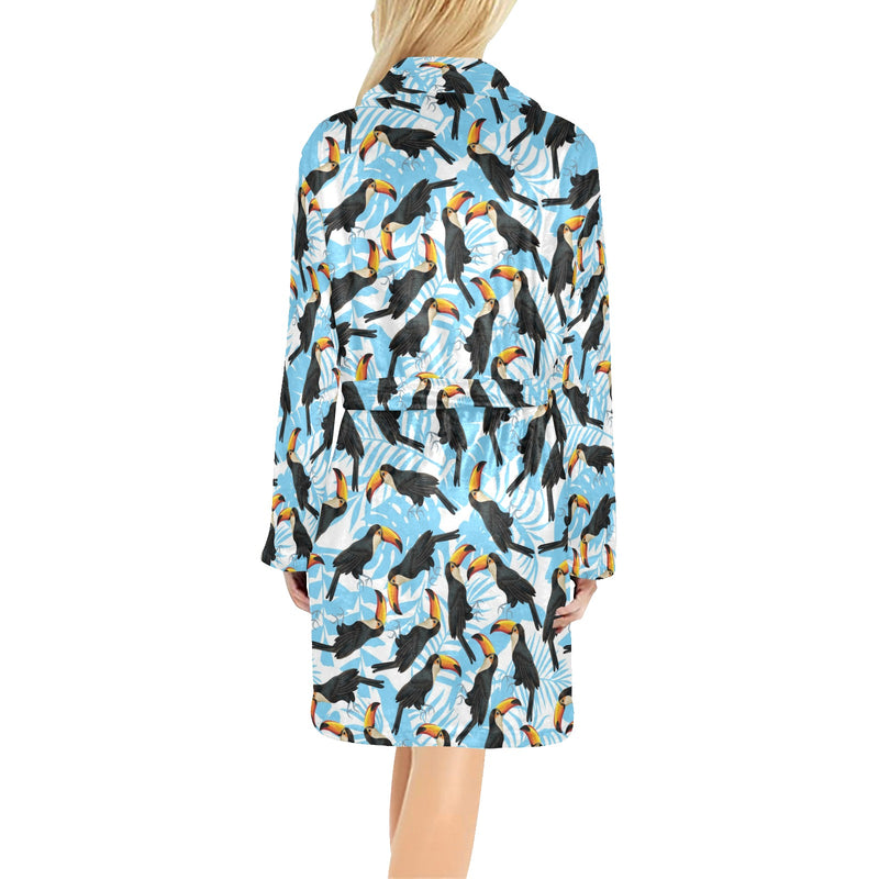 Toucan Print Design LKS303 Women's Fleece Robe