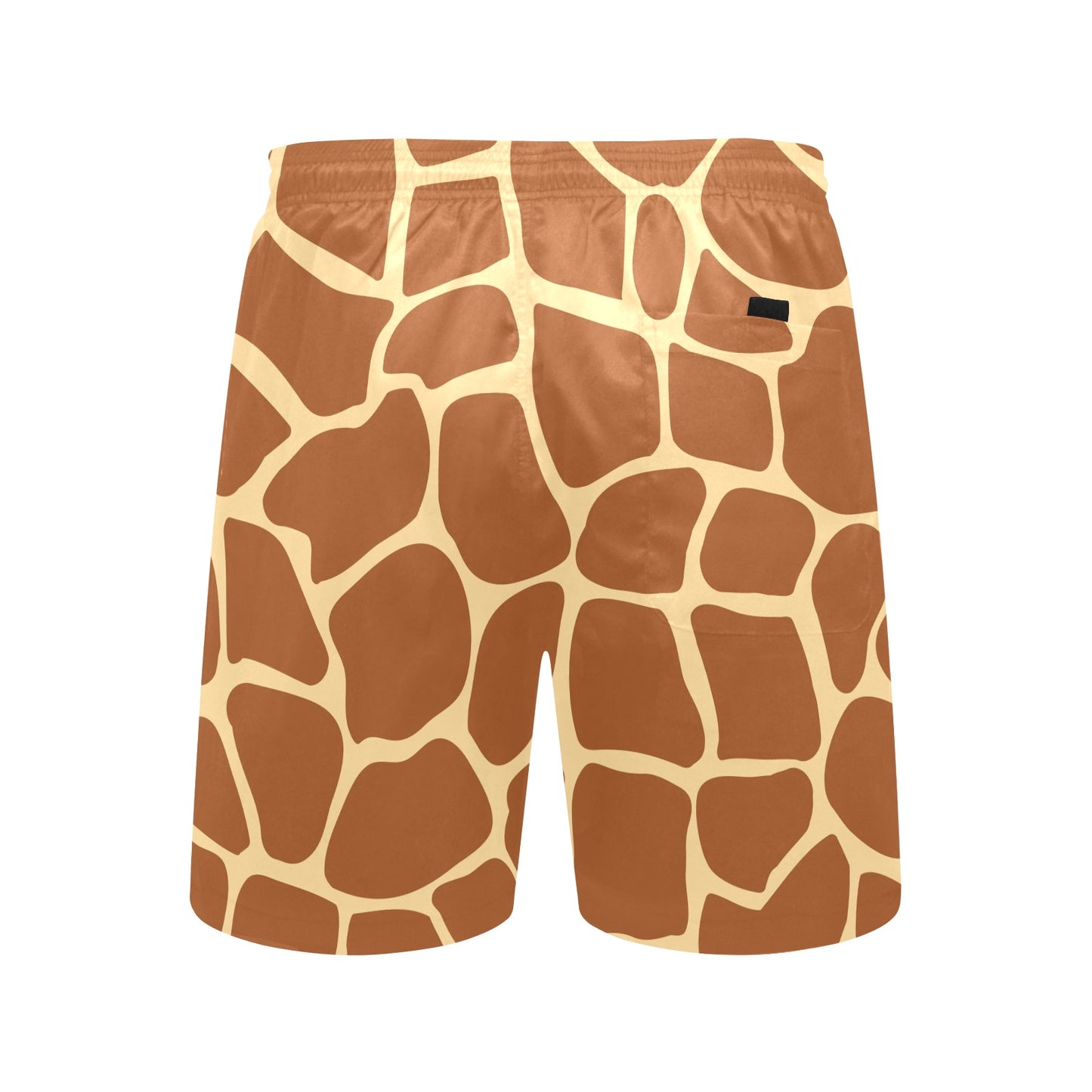 Giraffe Texture Print Men's Swim Trunks Beach Shorts