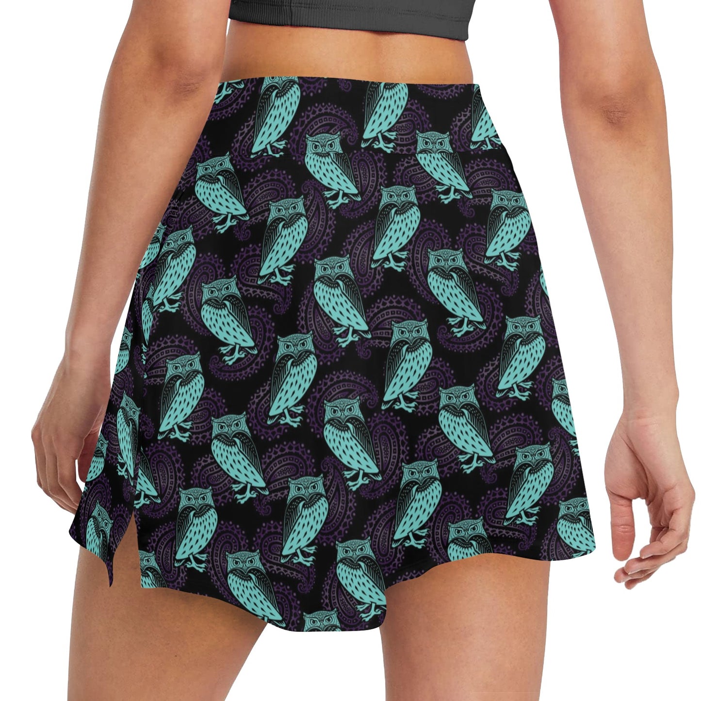 Tribal Pattern Print Design LKS3010 17" Golf & Pickleball Skort with Pockets