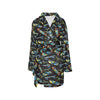 Skateboard Print Design LKS305 Women's Fleece Robe