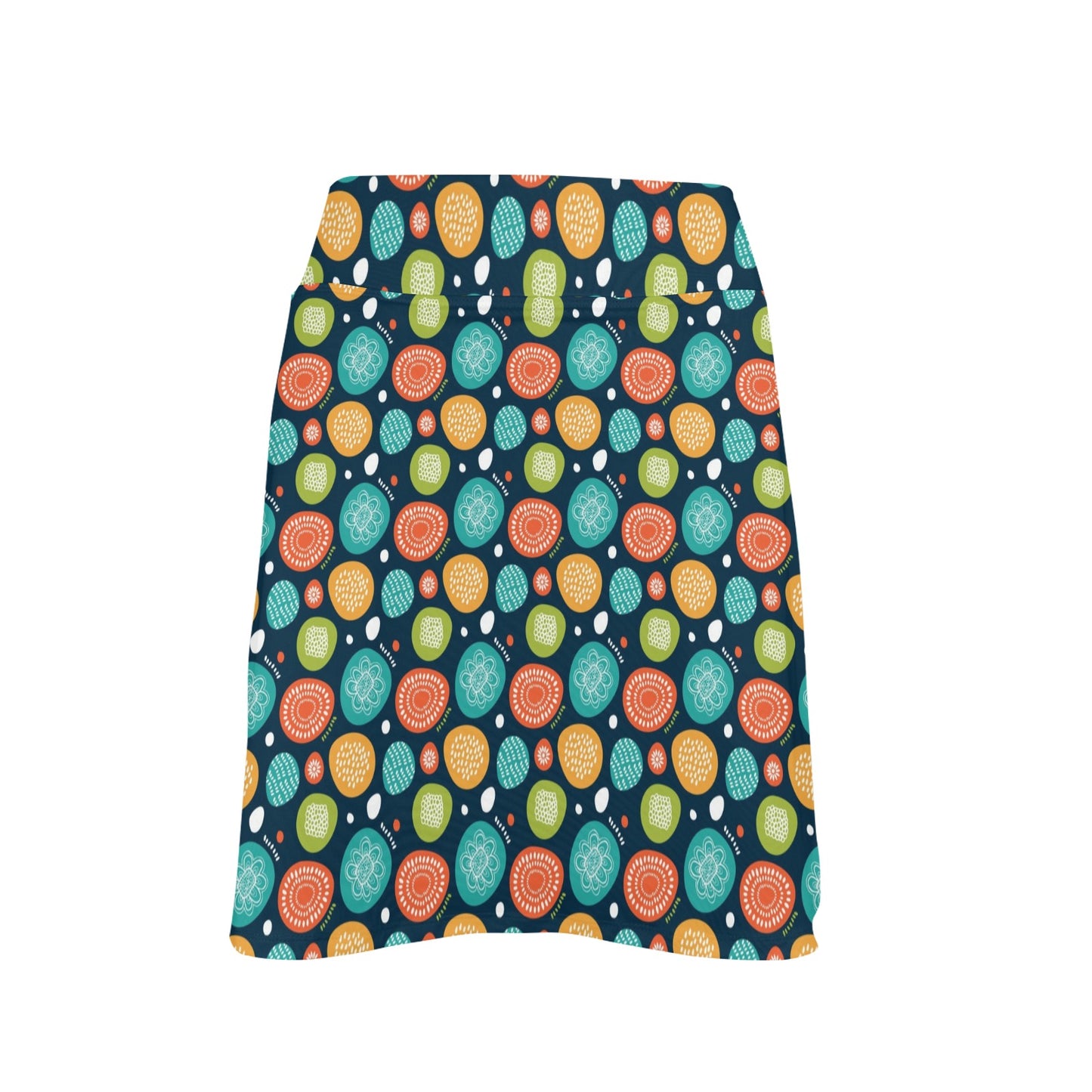 Swedish Themed Design 17" Golf & Pickleball Skort with Pockets
