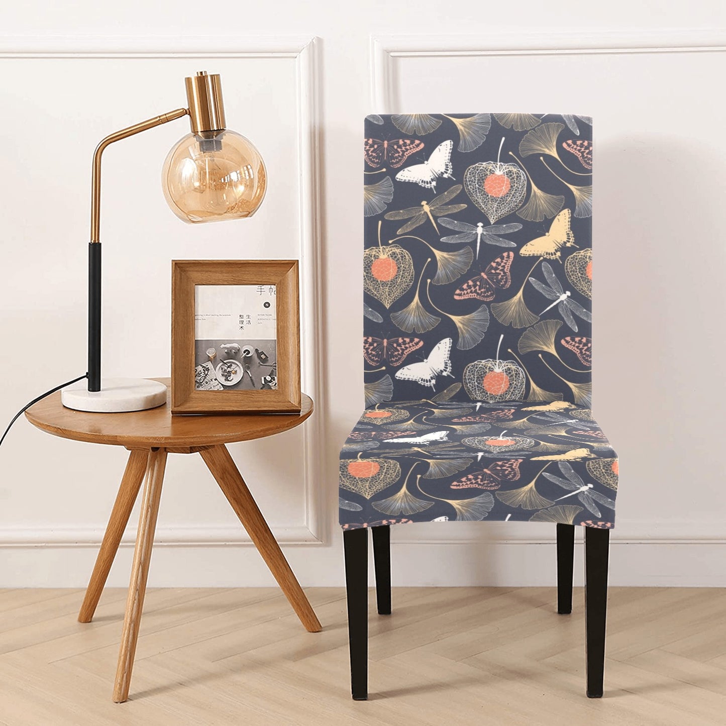 Dragonfly Print Design LKS404 Dining Chair Slipcover