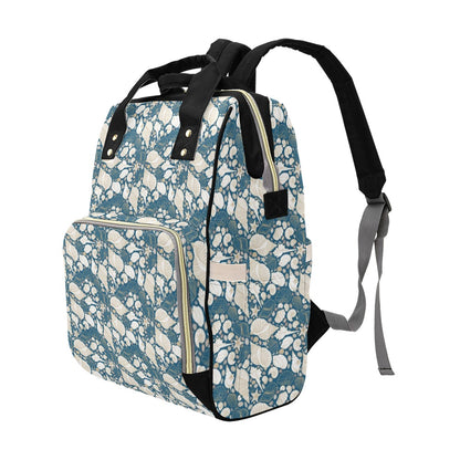 Seashell Print Design LKS308 Diaper Bag Backpack
