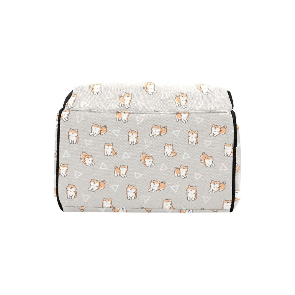 Shiba Inu Print Design LKS307 Diaper Bag Backpack