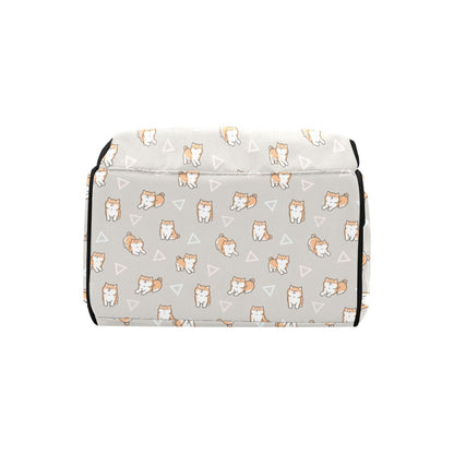 Shiba Inu Print Design LKS307 Diaper Bag Backpack